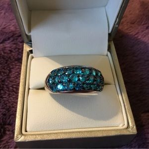 NWOT Bold & Vintage Neon Appetite 3 Row Band Ring Size